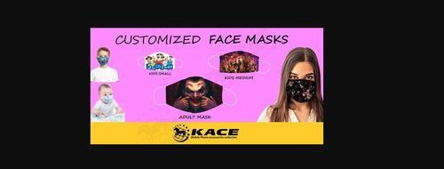 Sublimation Printed Reusable Face Mask Gender: Unisex