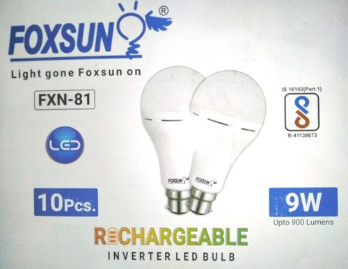 9 Watt Rechargeable Inverter LED Bulb (FOXSUN)