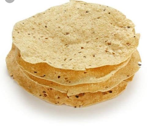 Light Yellow Masala Papad With No Preservatives 