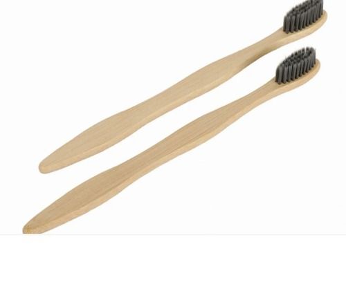 Plain Natural Wooden Toothbrush Size: Custom