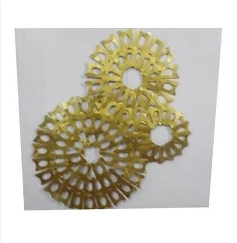 Round Golden Wall Decor