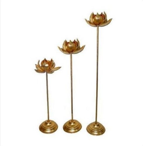 Brass Golden Candle Stand