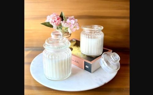 Decorative Glass Aroma Candle