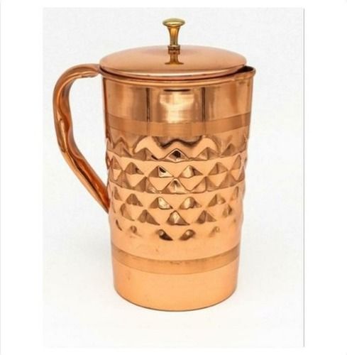 Diamond Pattern Copper Water Jug