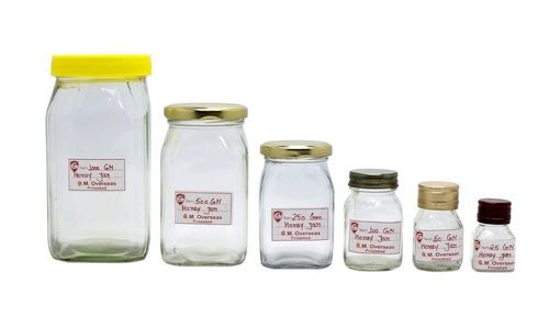 Leak Proof Square Honey Jar