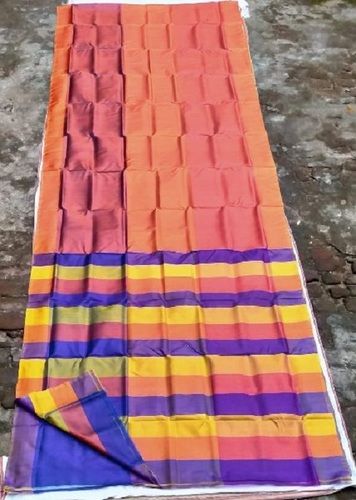 Various Colors  Are Available Printed Design Attractive 3D Handloom Silk Saree