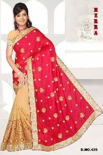 Multicolor Double Shaded Ladies Sarees