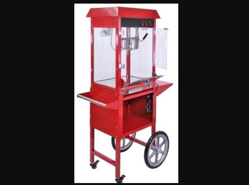 Lower Energy Consumption Gas Operated Popcorn Machine Cart