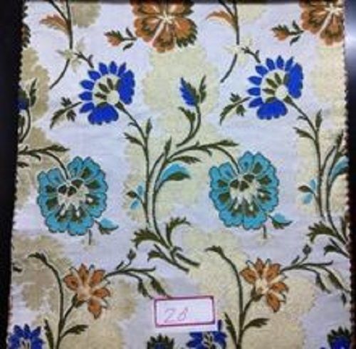 Shrink Resistance Indian Handloom Brocade Fabric