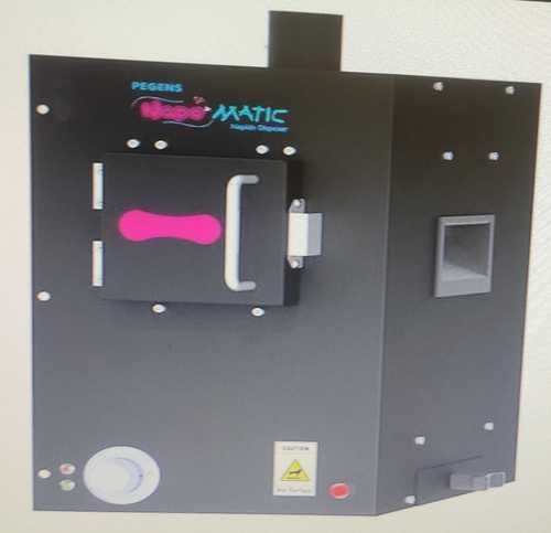 Black Automatic Sanitary Napkin Incinerator