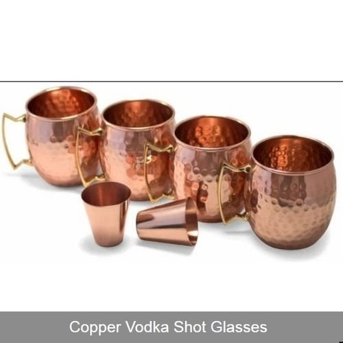 Metal Hammered Surface Copper Mug