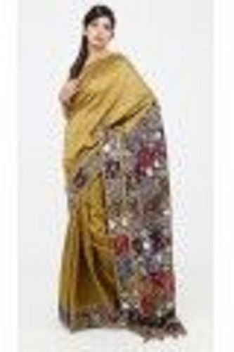 Various Colors  Are Available Love Child Patchwork Indian Saree