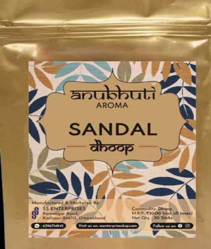 Black Anubhuti Aroma Sandal Dhoop