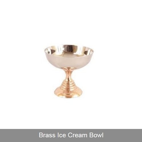 Golden Brass Ice Cream Bowl