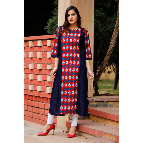 All Cotton Short Kurti With Pocket