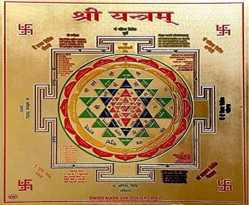 Gold Plated Shree Yantra