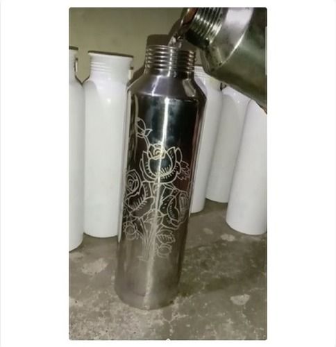 Silver Stainless Steel Magic Rose Water Bottle