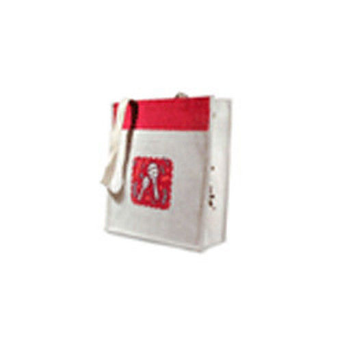 Strip Handle Jute Promotional Bags