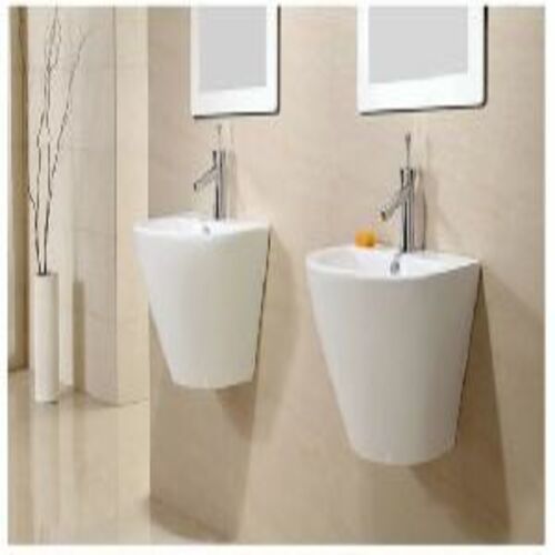 White Wall Hung Wash Basin