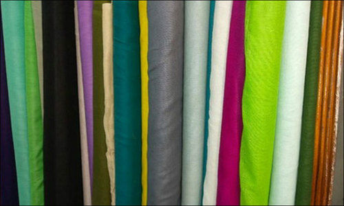 Grey Cotton Plain Lining Fabric