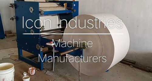 Blue Fully Automatic Paper Laminating Machine