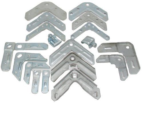 Silver GI Duct Corner Bracket