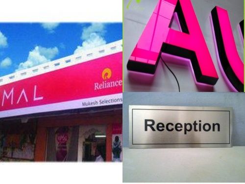 Acrylic LED Letter Sign Board - New Quality, Durable Electric Operation | Long Functional Life, Fine Finish, Easy to Operate