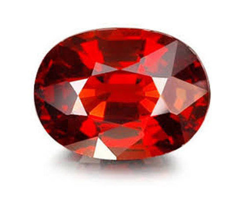 Oval Cut Gomed, Hessonite Gemstone