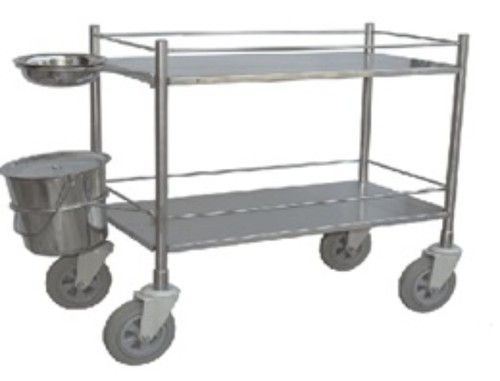 Stainless Steel Dressing Trolley Dimension(L*W*H): 101 Lx 45 Wx 90 H  Centimeter (Cm)