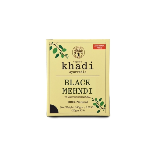 Conditioned Hair Vagad'S Khadi Herbal Black Mehndi at Best Price in Kutch |  Mehta & Sons