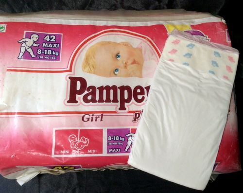 White Vintage Pampers Phases Diaper at Best Price in Aklera | Telecom