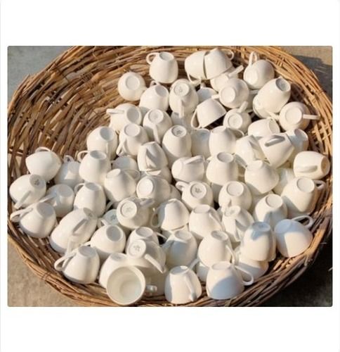 Ceramic White Cone Cups
