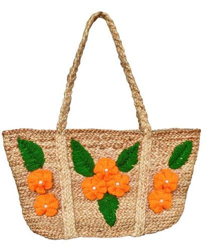 Designer Handmade Jut Bag Size: 14 Inch