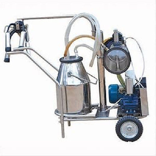 Blue Easily Operate Portable Milking Machine