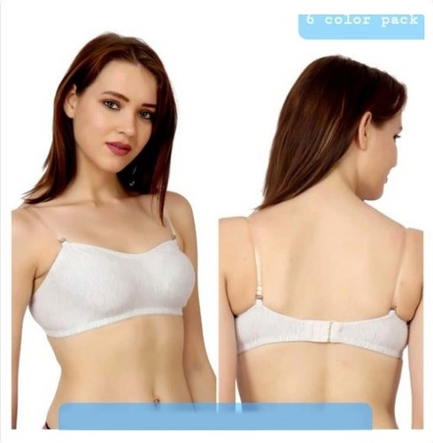 Transparent Strap Bra, Size : 28-40 inches, Pattern : Plain at Best Price  in Ghaziabad