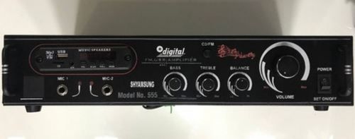 Black Digital Usb Fm Amplifier