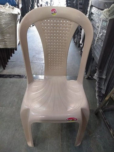 Multicolor Plastic Chair With Arm Rest