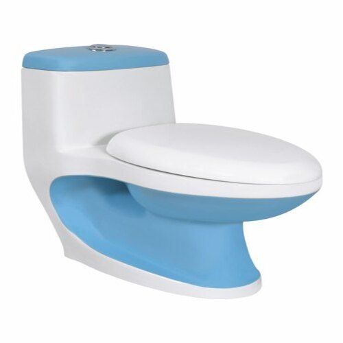 Toilet Seats Sky And White Color Ceramics One Piece Commode