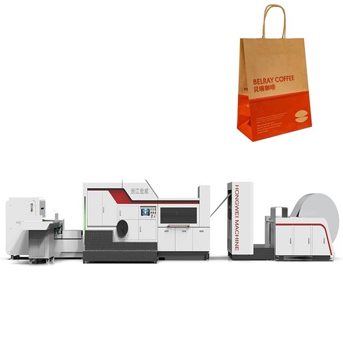 4 Color Flexo Printing Connect Bag Machine