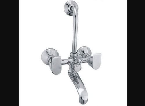 Bathroom Brass Telephonic Wall Mixer Size: Vary