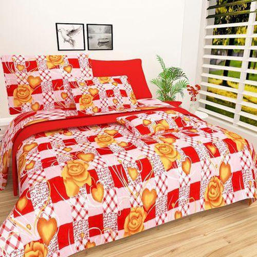 Breathable Cotton Printed Bed Sheet Set