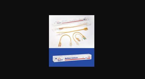 Foley Silicone Elastomer Coated Balloon Catheter