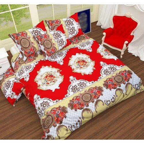 Shrink Resistant Impeccable Finish Printed Cotton Bed Sheet Set