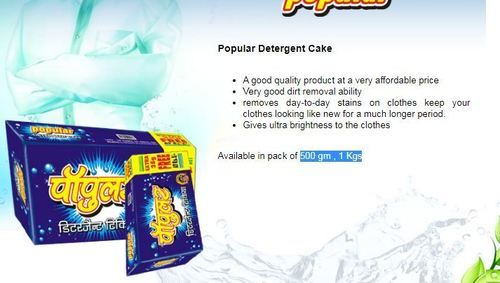 Popular Detergent Cloth Washing Cake Apparel