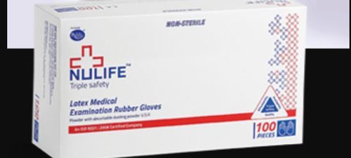 Pale Yellow Powder Free Latex Medical Examination Gloves