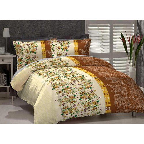 Breathable Printed Double Bed Sheet Set