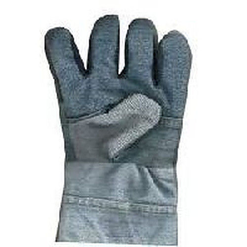 Blue Skin Friendly Jeans Hand Gloves