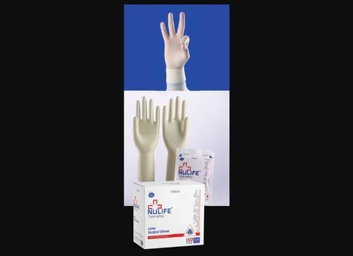 Sterile Powdered Disposable Latex Surgical Gloves