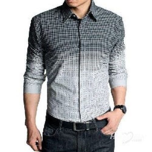 Various Colors Are Available Wrinkle Free Mens Casual Shirts