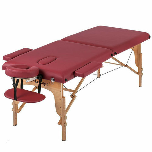 2 Pad 73 Portable Massage Table Bed With Adjustable Couch